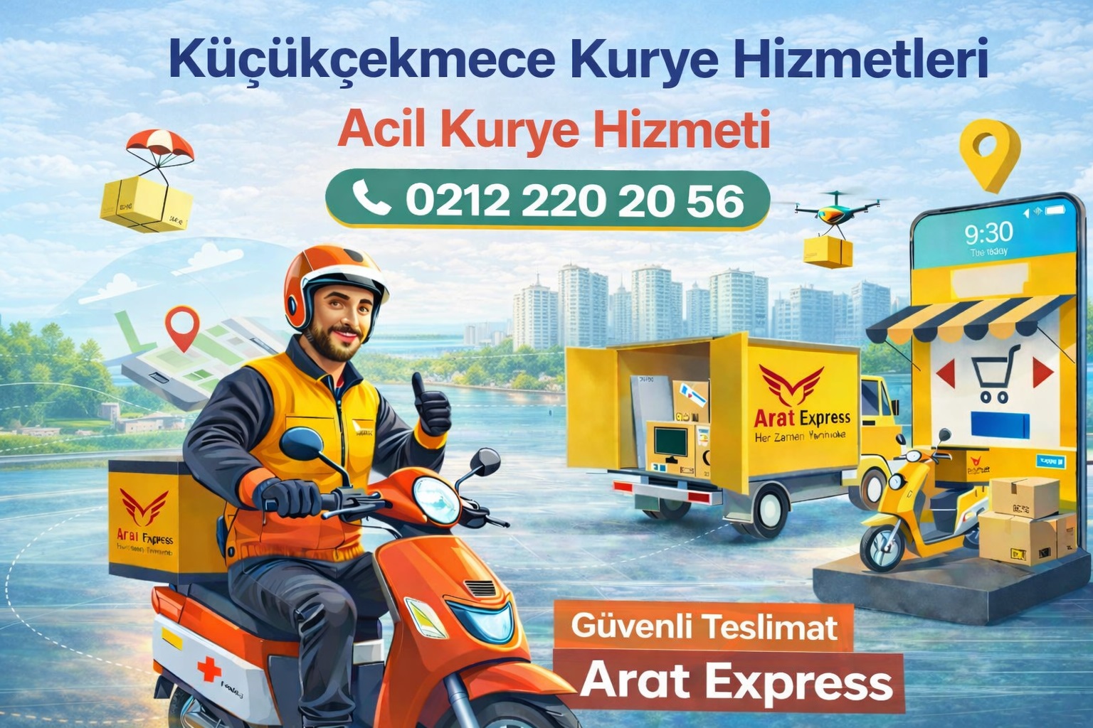  Küçükçekmece Kurye Hizmetlerii